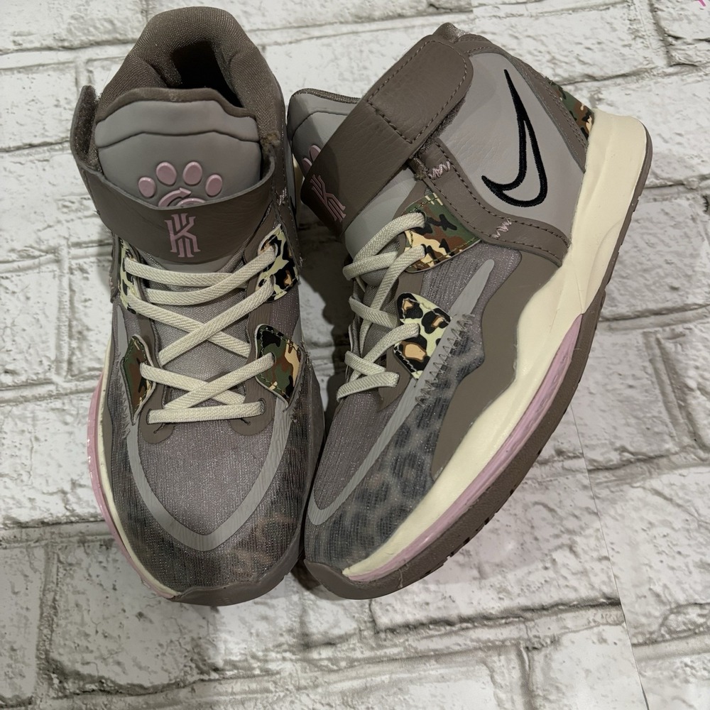 Nike Kyrie Infinity Mid Leopard Camo - DD0332-006 Unisex 2Y Basketball Shoes